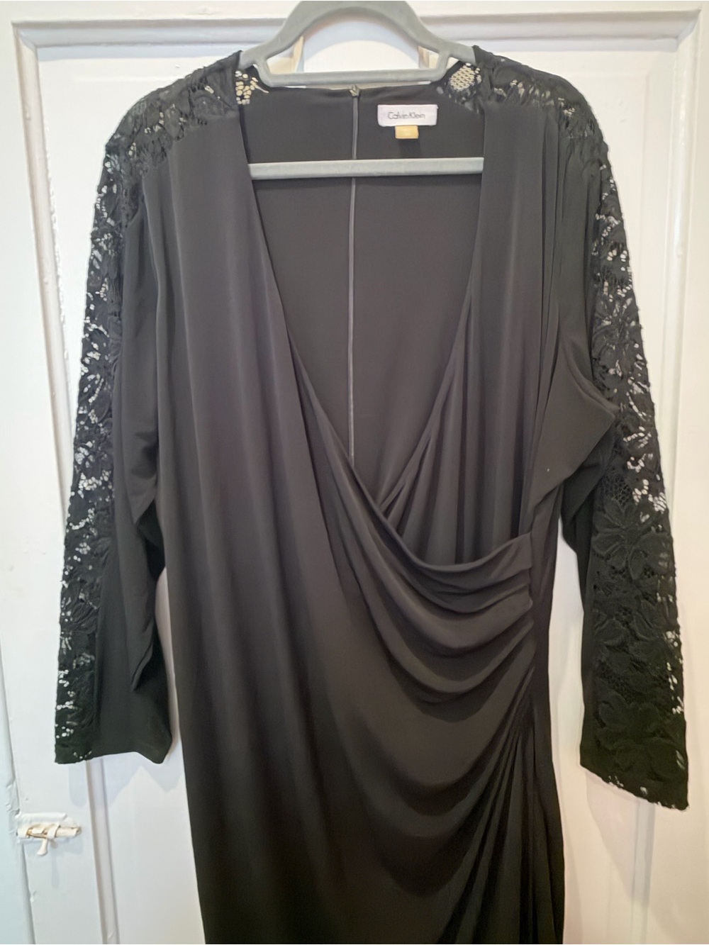 Calvin Klein black cocktail dress, 20